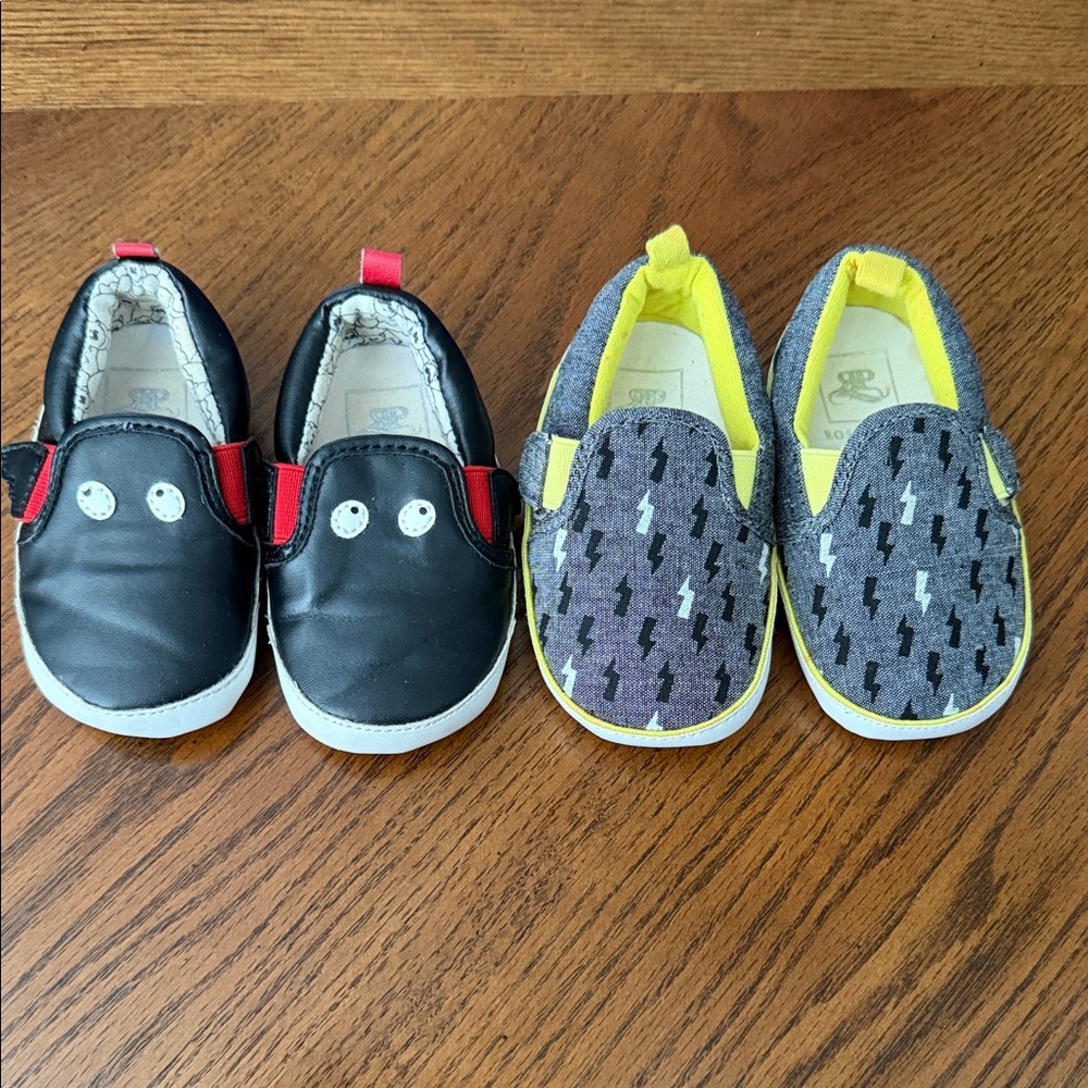 Stylish Black and Gray Kids Shoes